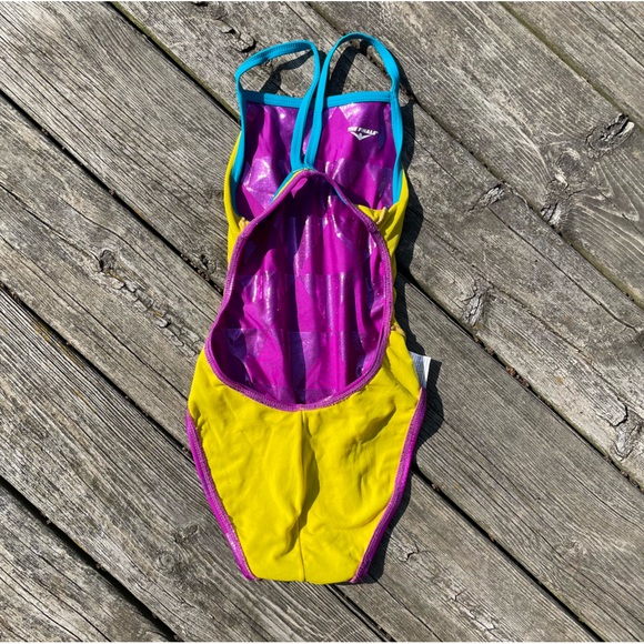 ๐โโ๏ธ NWOT | The Finals Funky Foil Funnies Wingback Training Swimsuit ๐โโ๏ธ - Picture 8 of 10